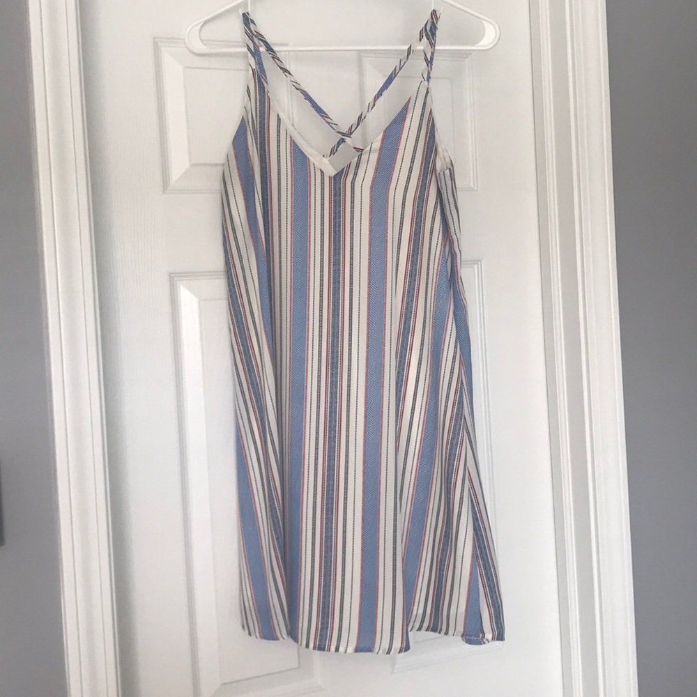 Red, White, & Blue Shift Dress